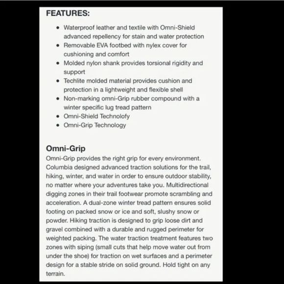 Columbia Sierra Summette Waterproof Leather Mid Calf Insulated Winter Boot Sz 8 - Picture 7 of 12